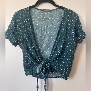 Brandy Melville tie front tshirt